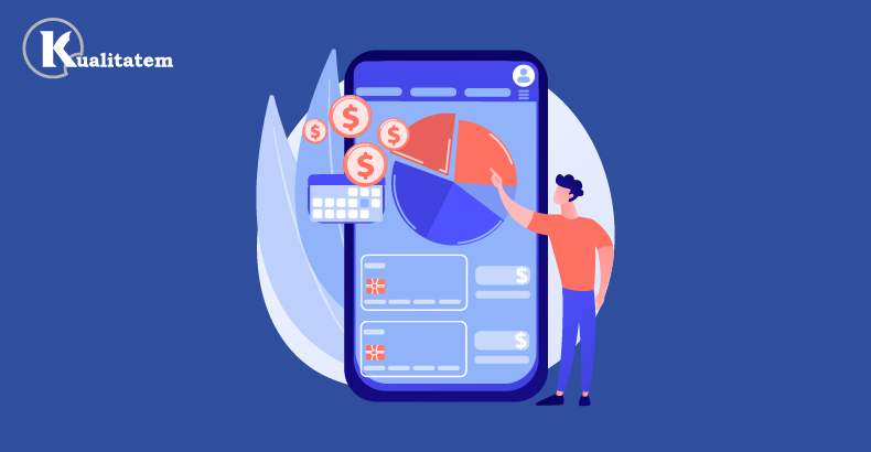 A person looking at their finance app on the phone