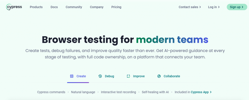 Cypress Test automation tool
