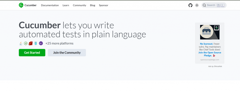 Cucumber Test automation tool
